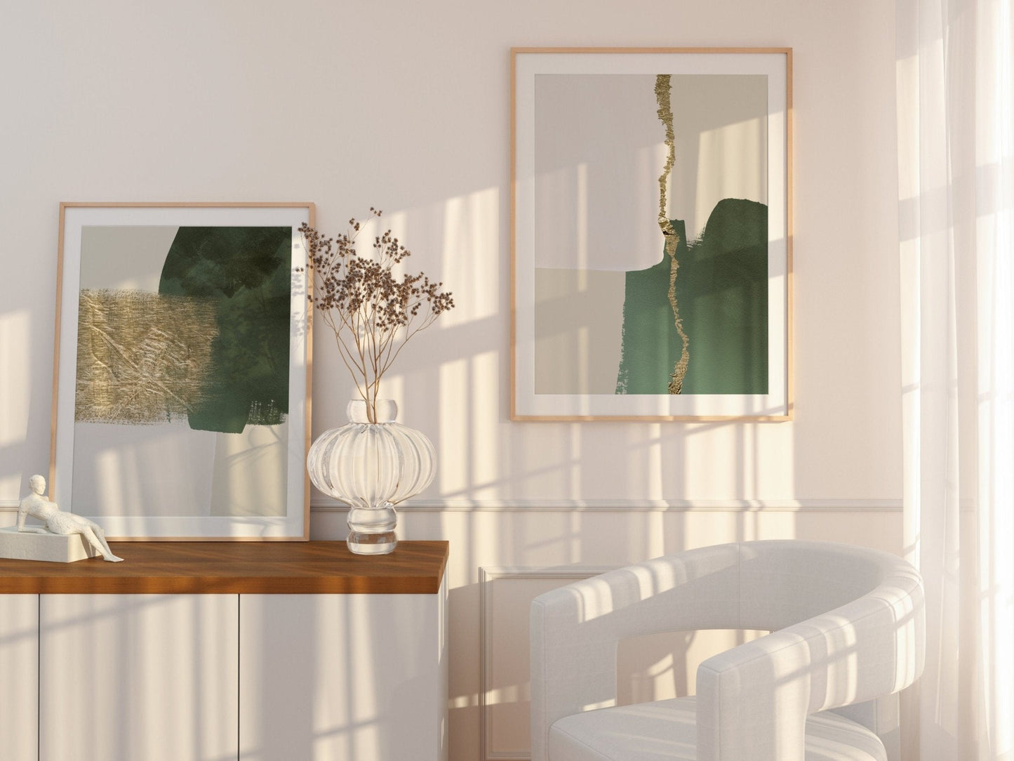 Aureous Trio - Sage & Gold - AureousHome