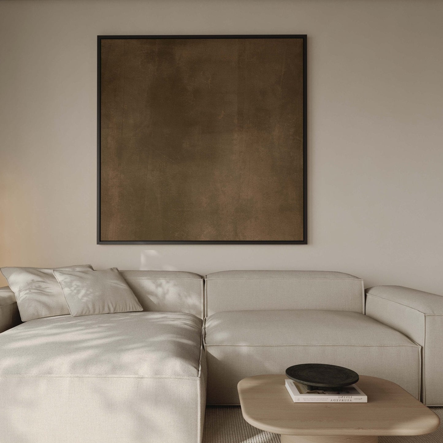 Brunelle Square Framed Canvas - AureousHome