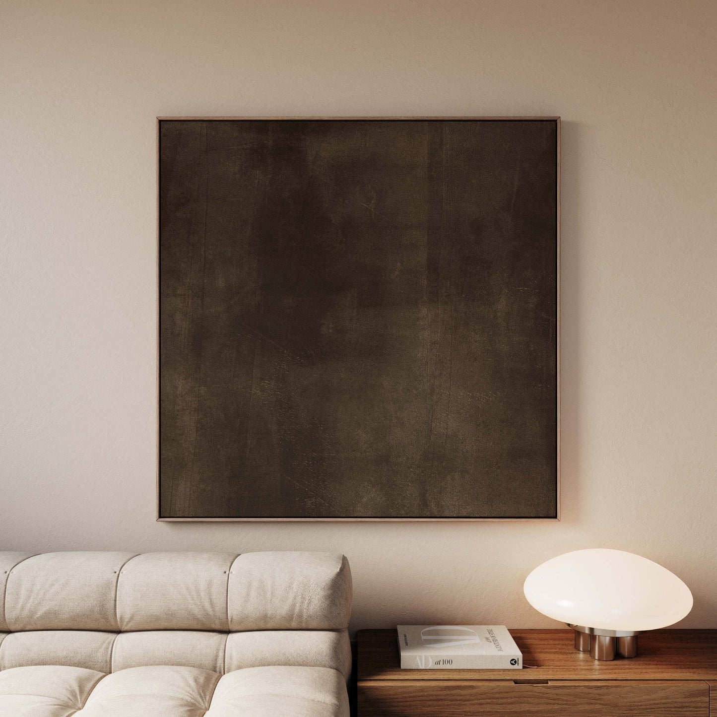 Cala Square Framed Canvas - AureousHome