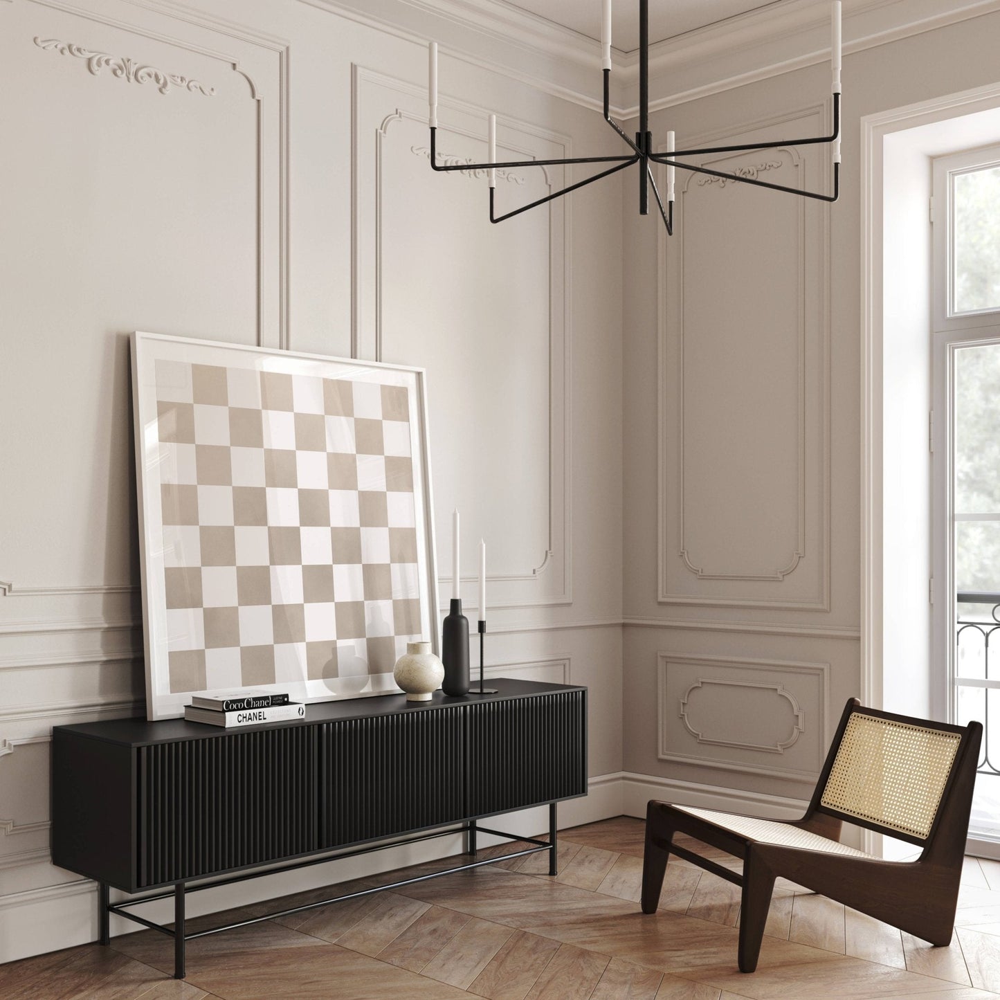 Checkerboard - Square / Neutral