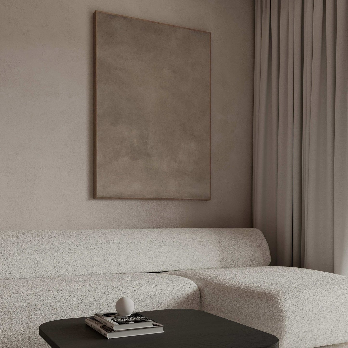 Clay Framed Canvas - AureousHome
