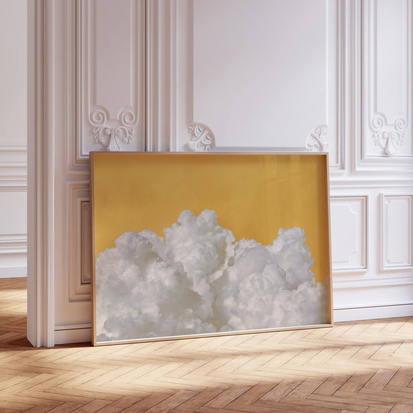 Dream on Cloud - Yellow / Horizontal - AureousHome