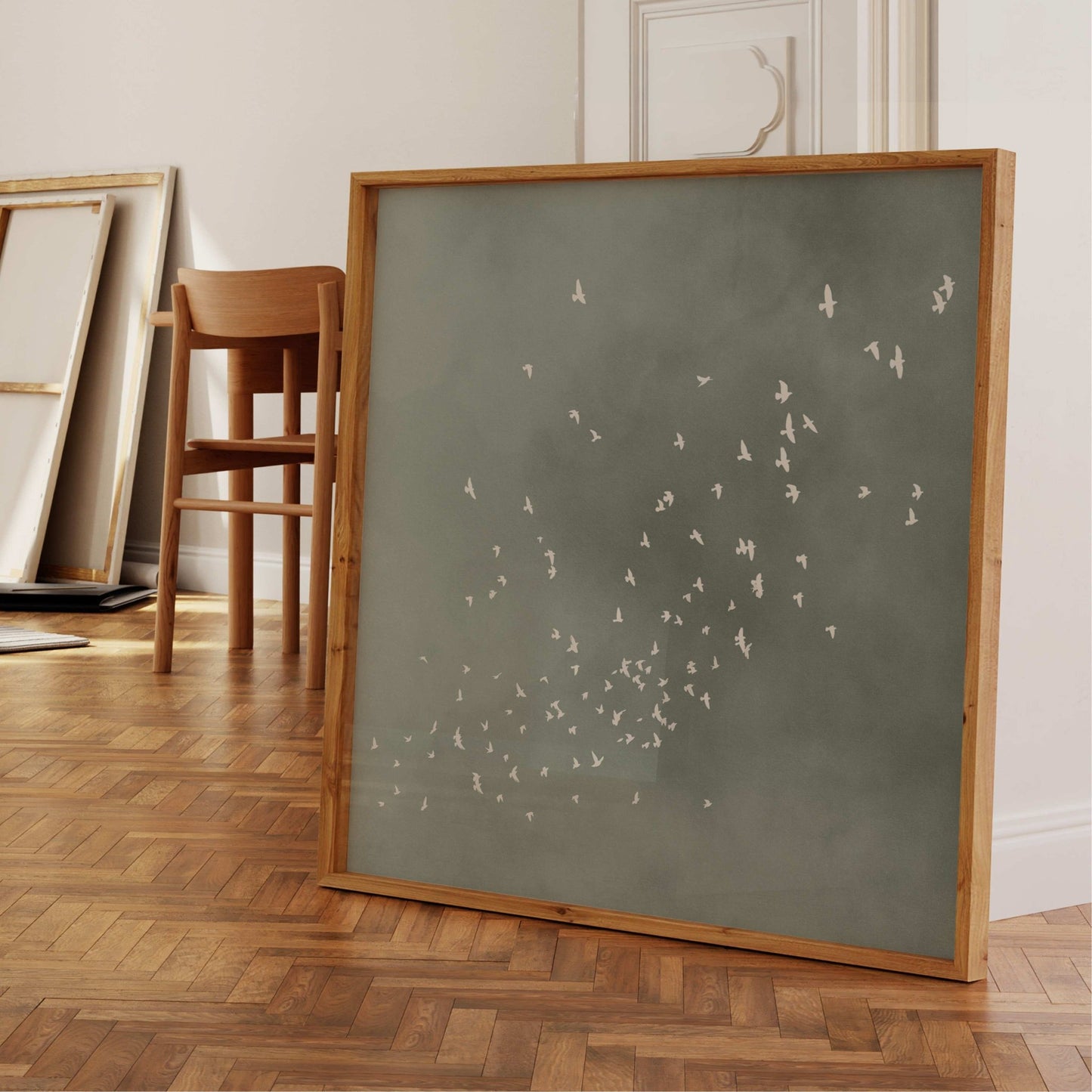 Flock - Square / Sage - AureousHome