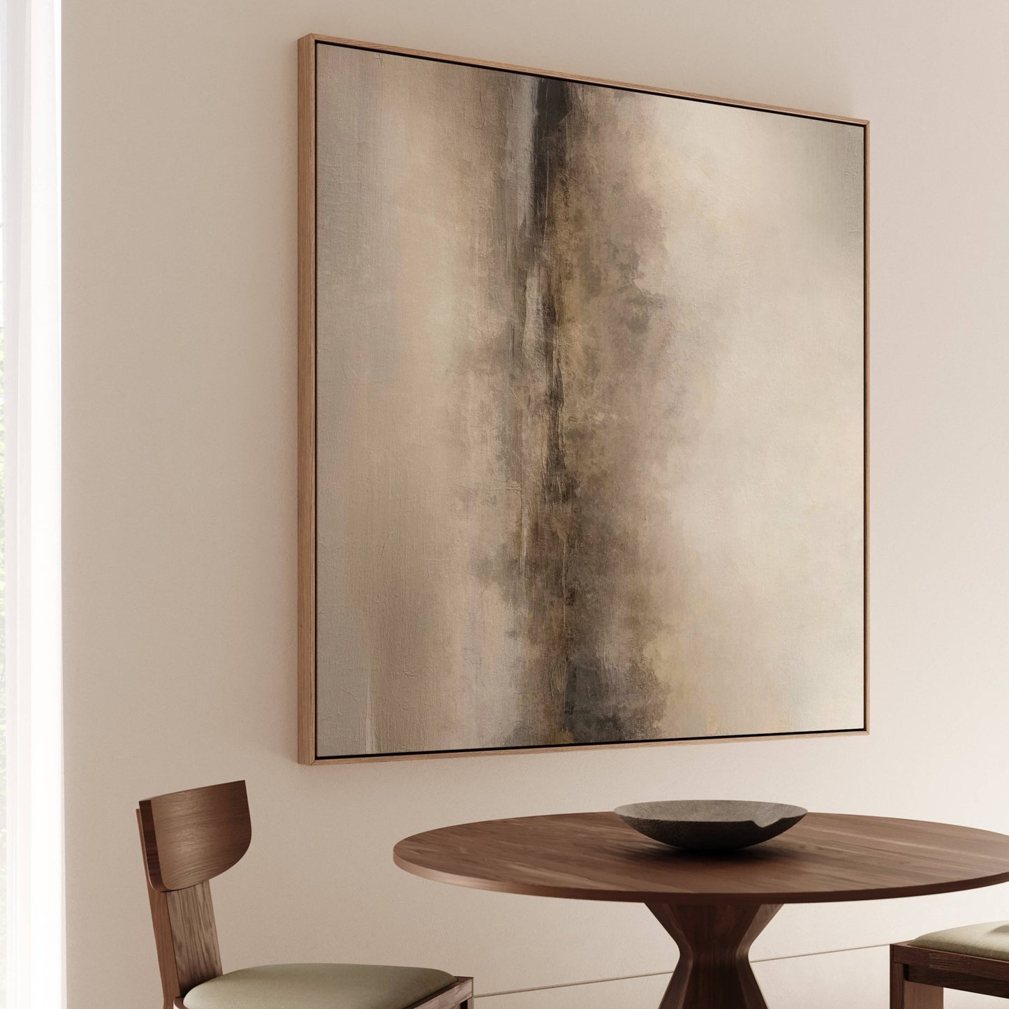 Haze Square Framed Canvas Duo - AureousHome