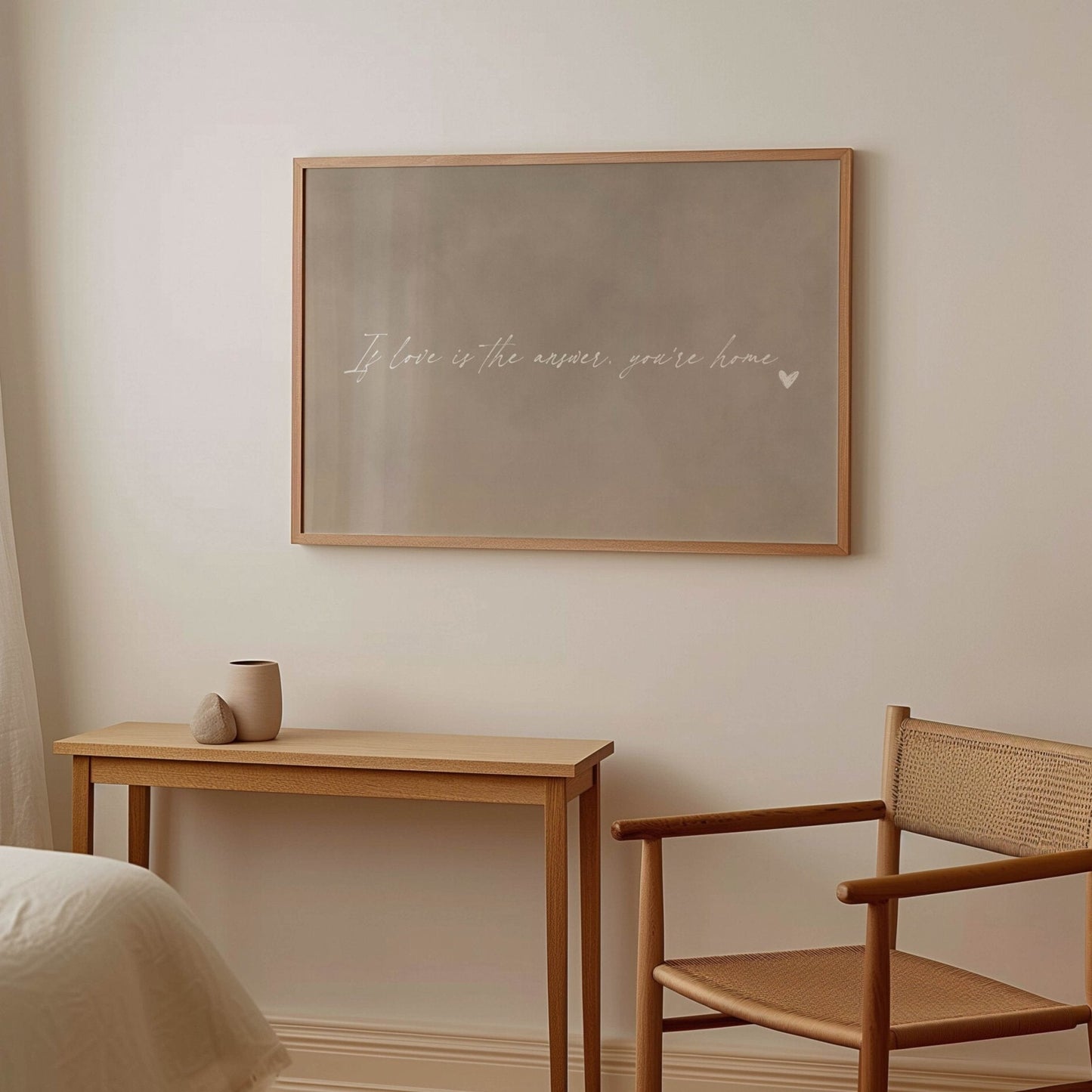 If Love is the Answer, You're Home - Horizontal / Neutral - AureousHome