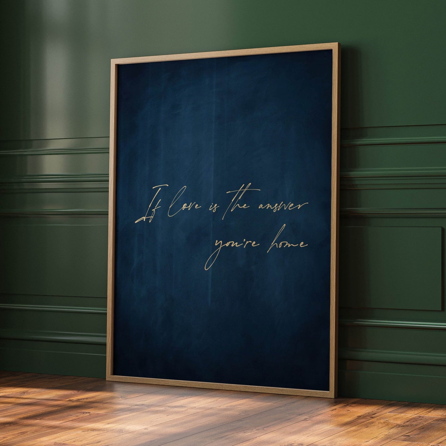 If Love Is The Answer, You're Home - Sapphire - AureousHome