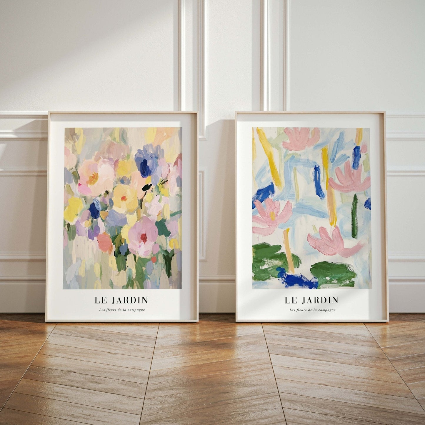 Les Fleurs Du Jardin II Duo - AureousHome