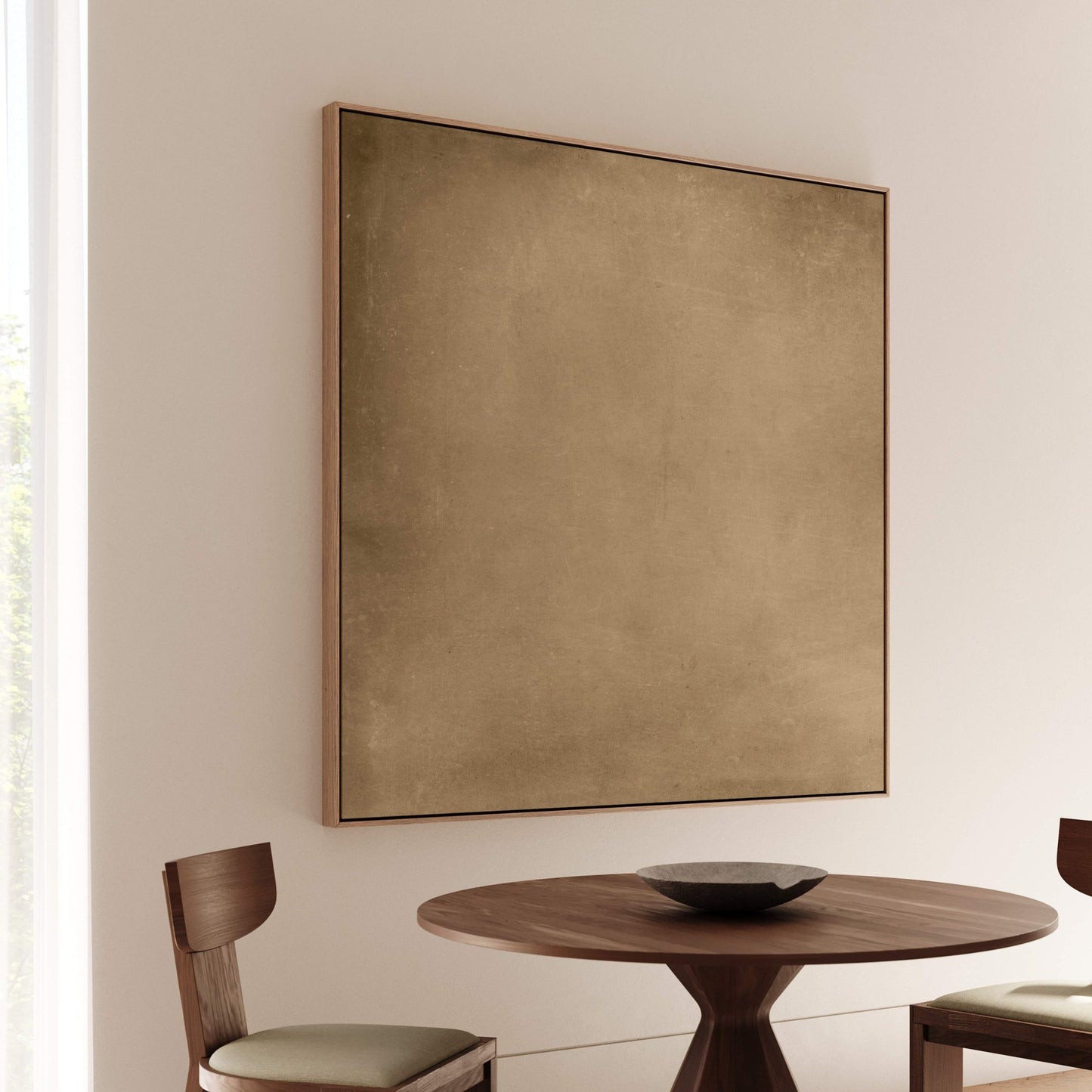 Lombok Square Framed Canvas - AureousHome