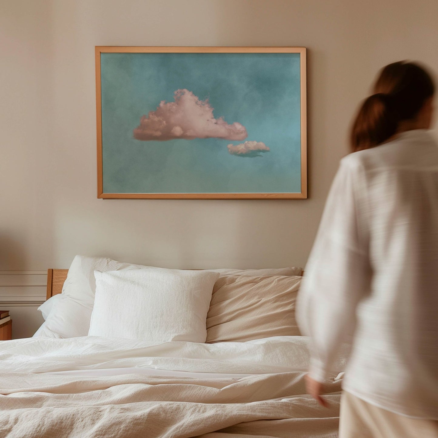 Nephele - Horizontal / Pink, Blue - AureousHome