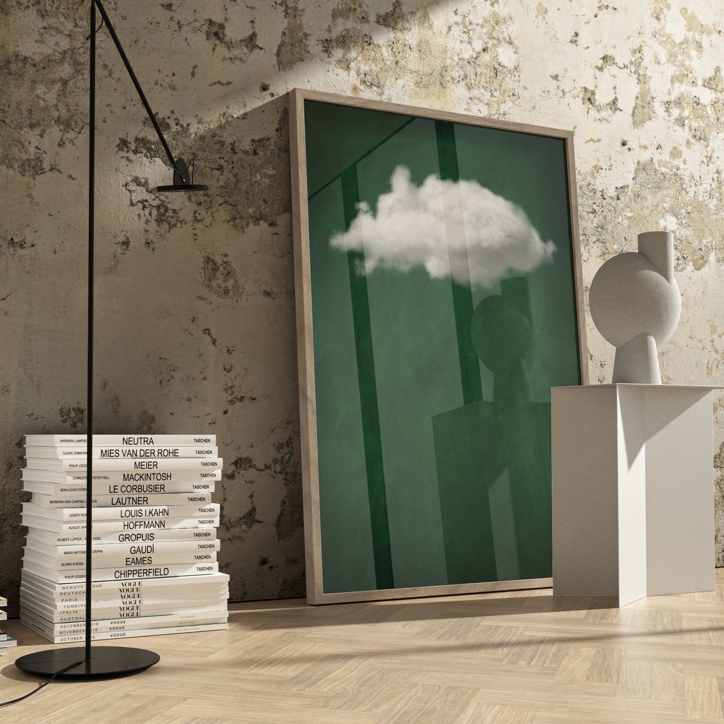 emerald green cloud poster