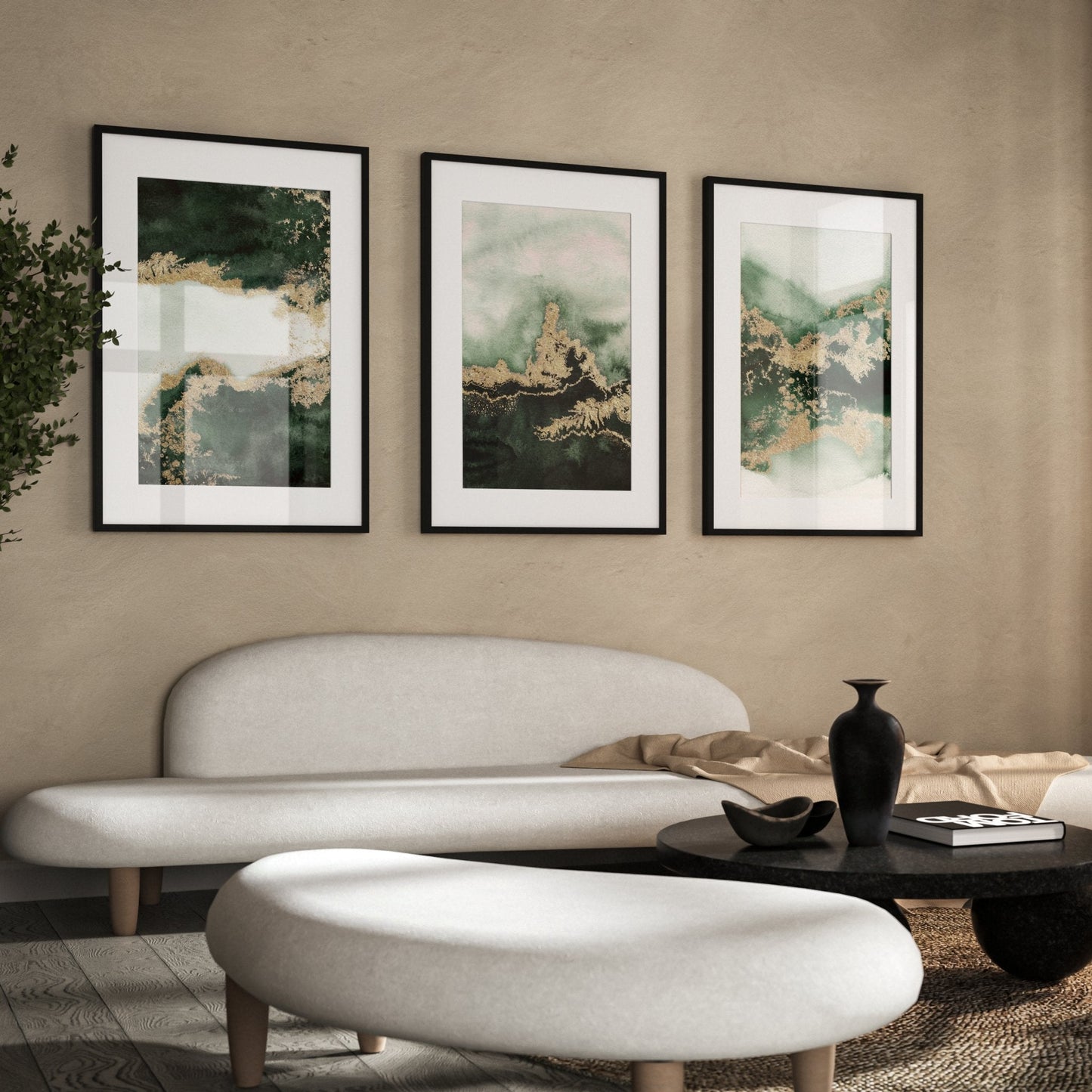 Poseidon Trio - Emerald - AureousHome