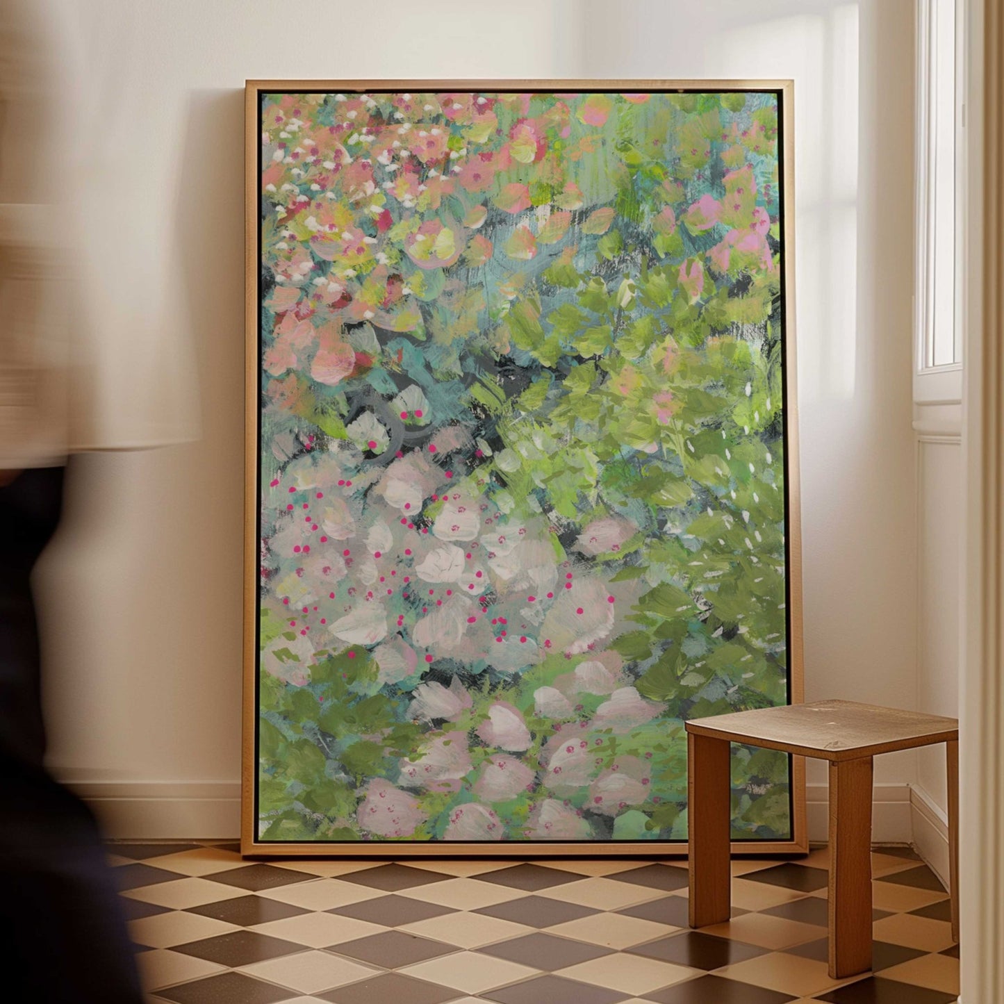 Soft Bloom Framed Canvas Duo - AureousHome