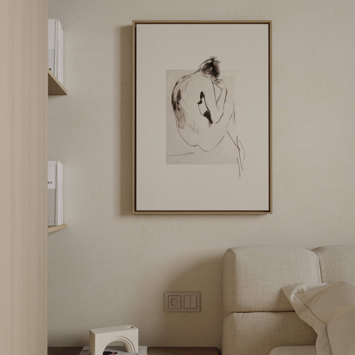 Solitude Framed Canvas - AureousHome