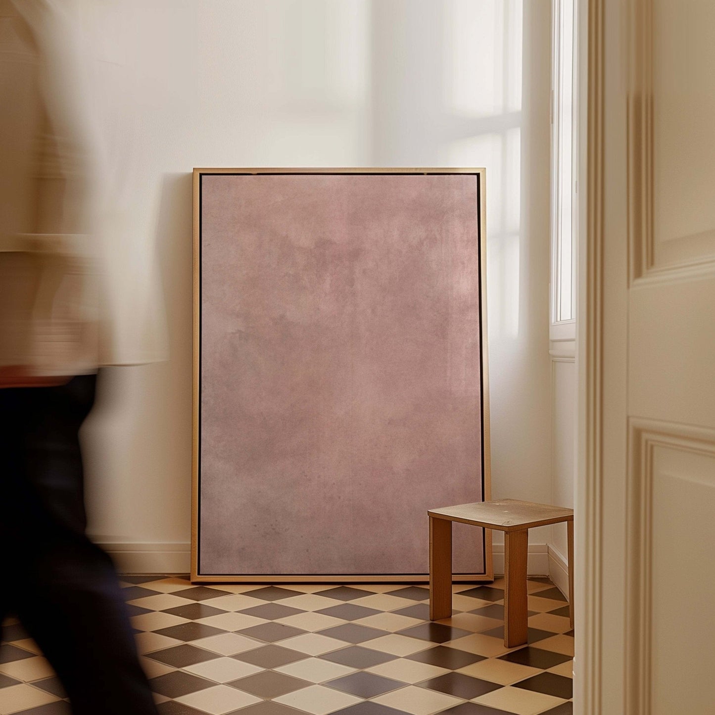 Strawberry Sherbert Framed Canvas - AureousHome