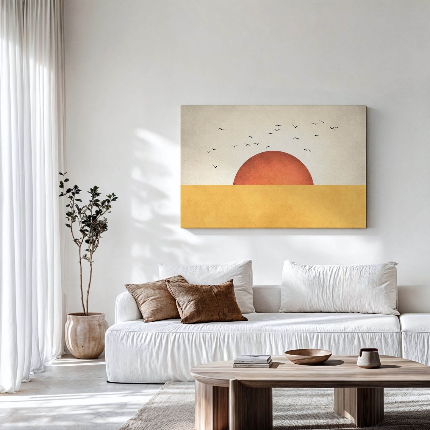 Sunrise Framed Canvas - AureousHome
