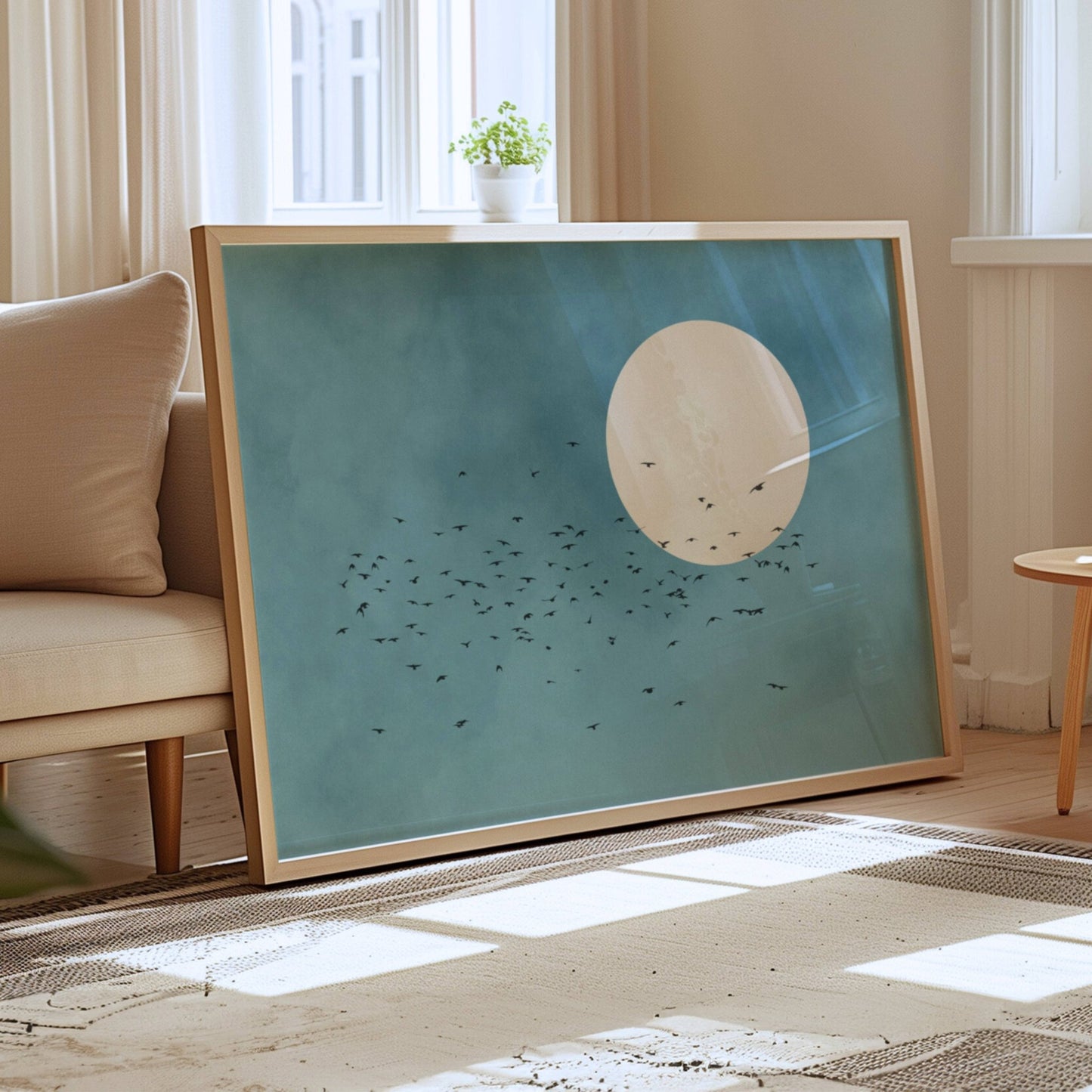 Tsuki Horizontal - Sky Blue - AureousHome