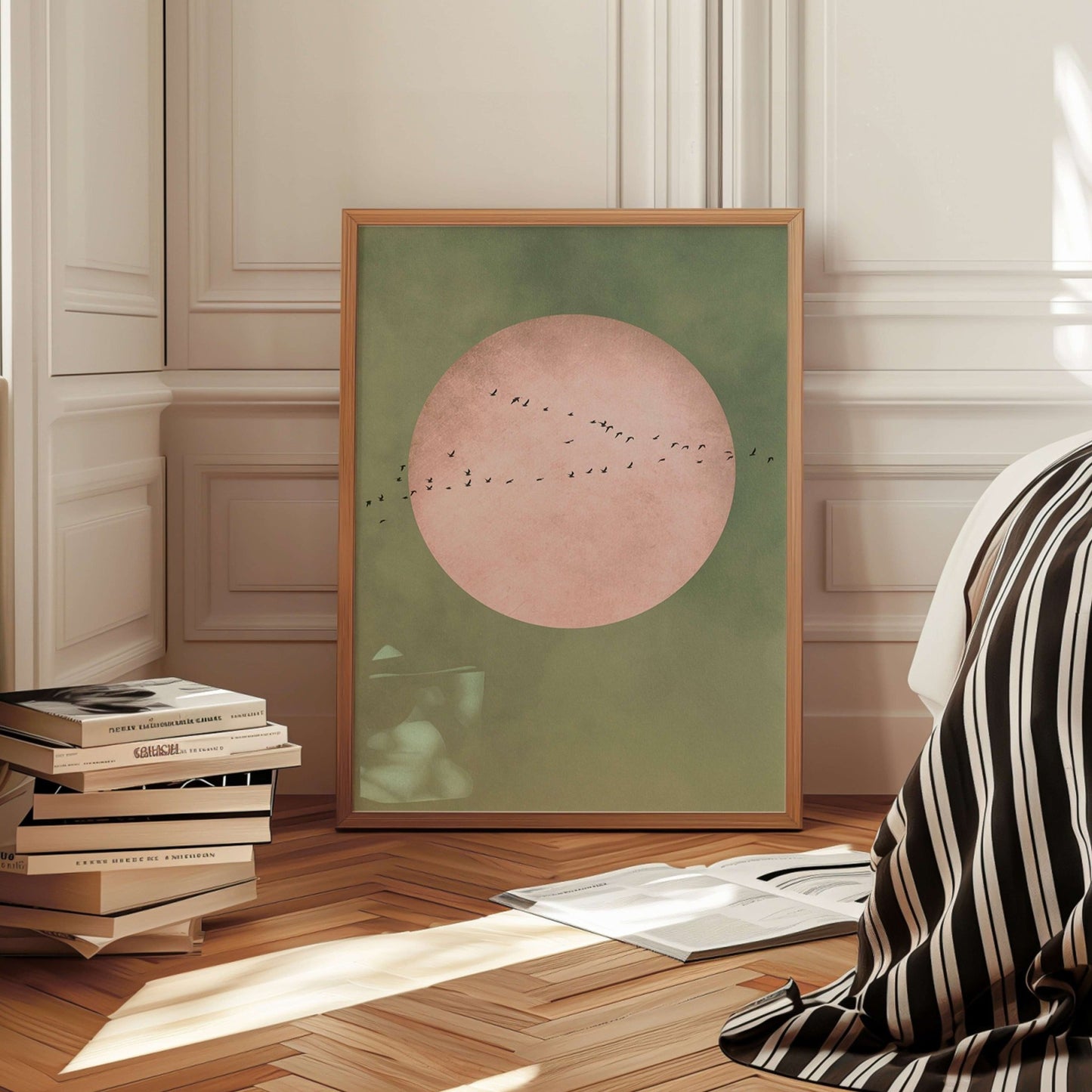 Tsuki - Sage / Blush - AureousHome