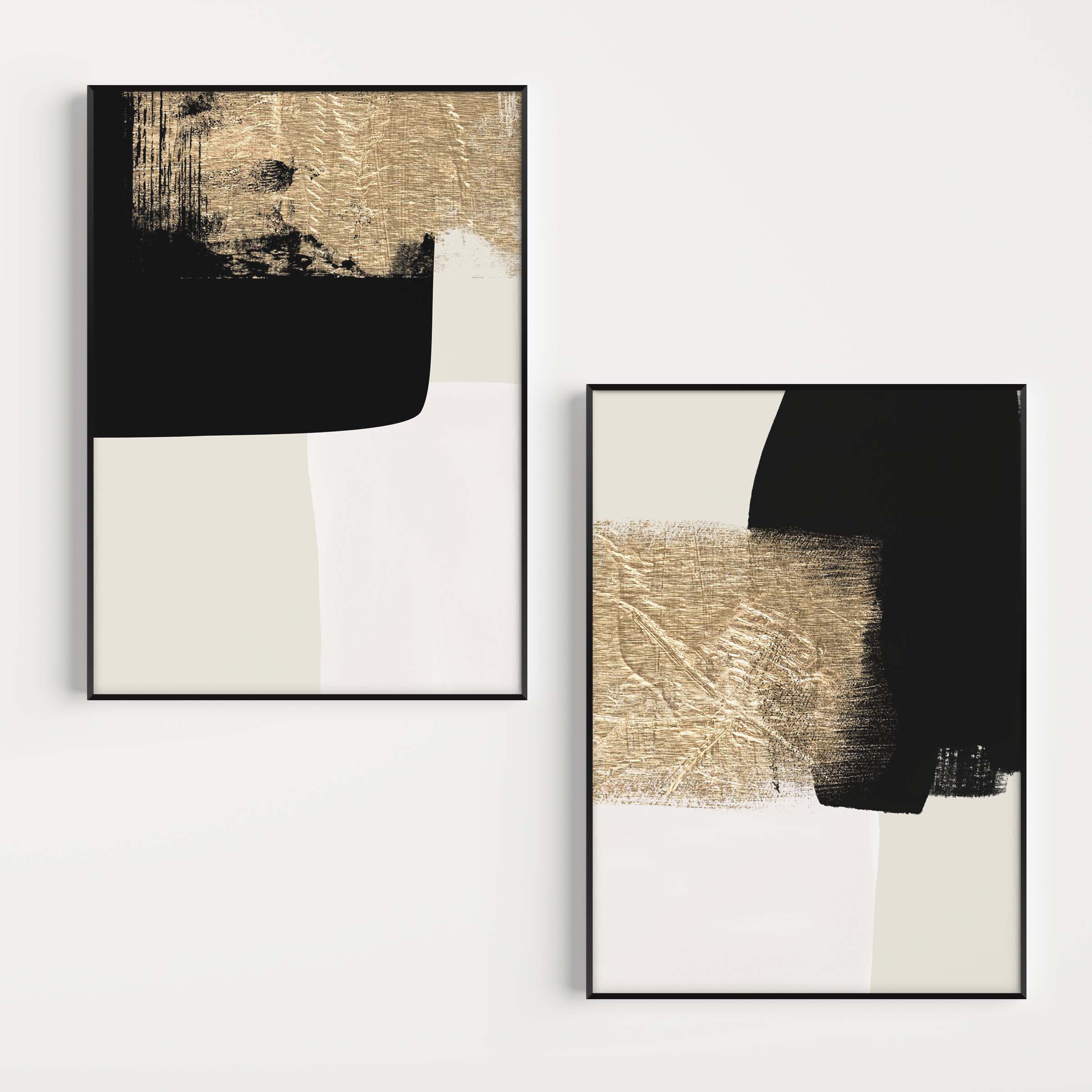 Contemplating Square Canvas - Beige – AureousHome