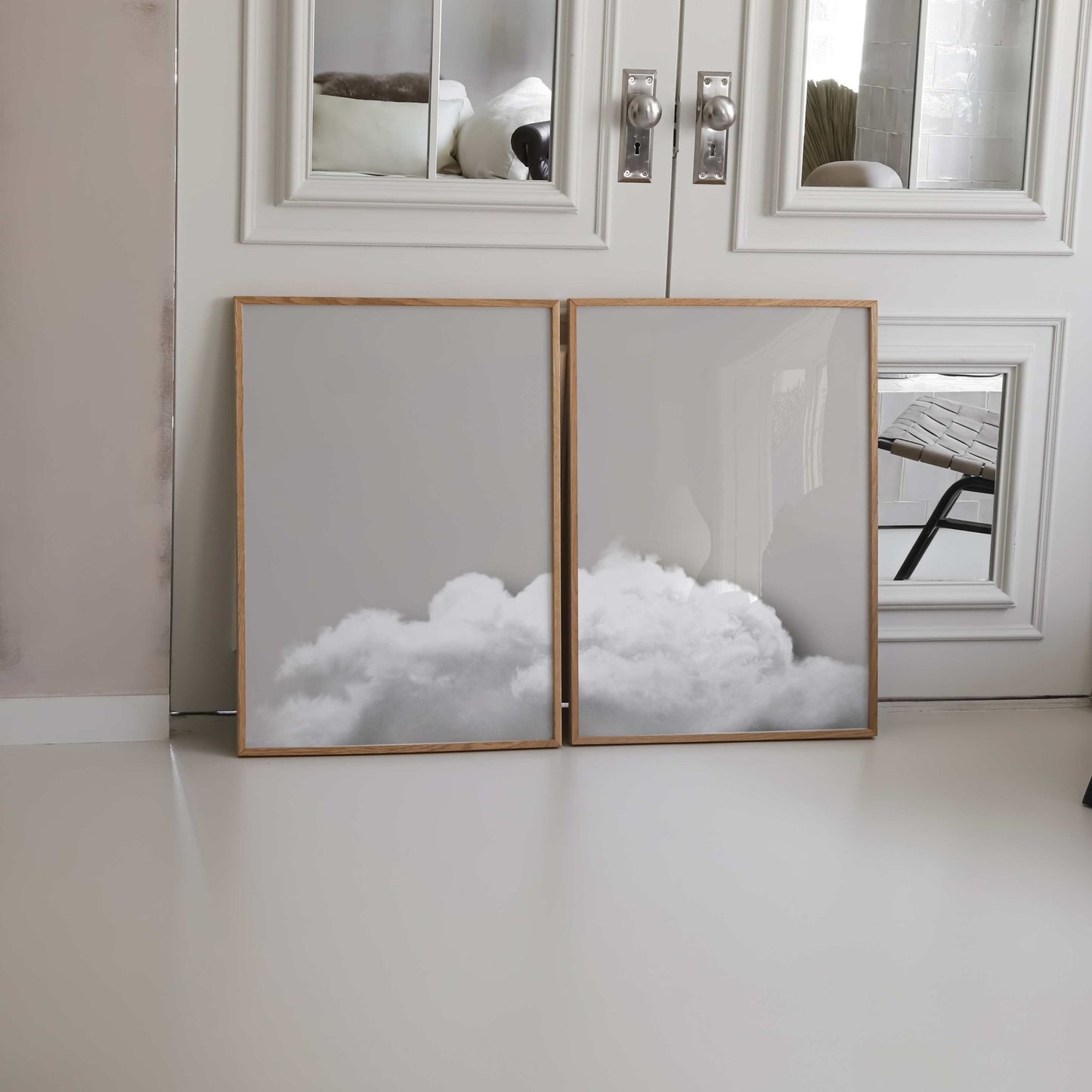 Above The Clouds Duo - Grey - AureousHome
