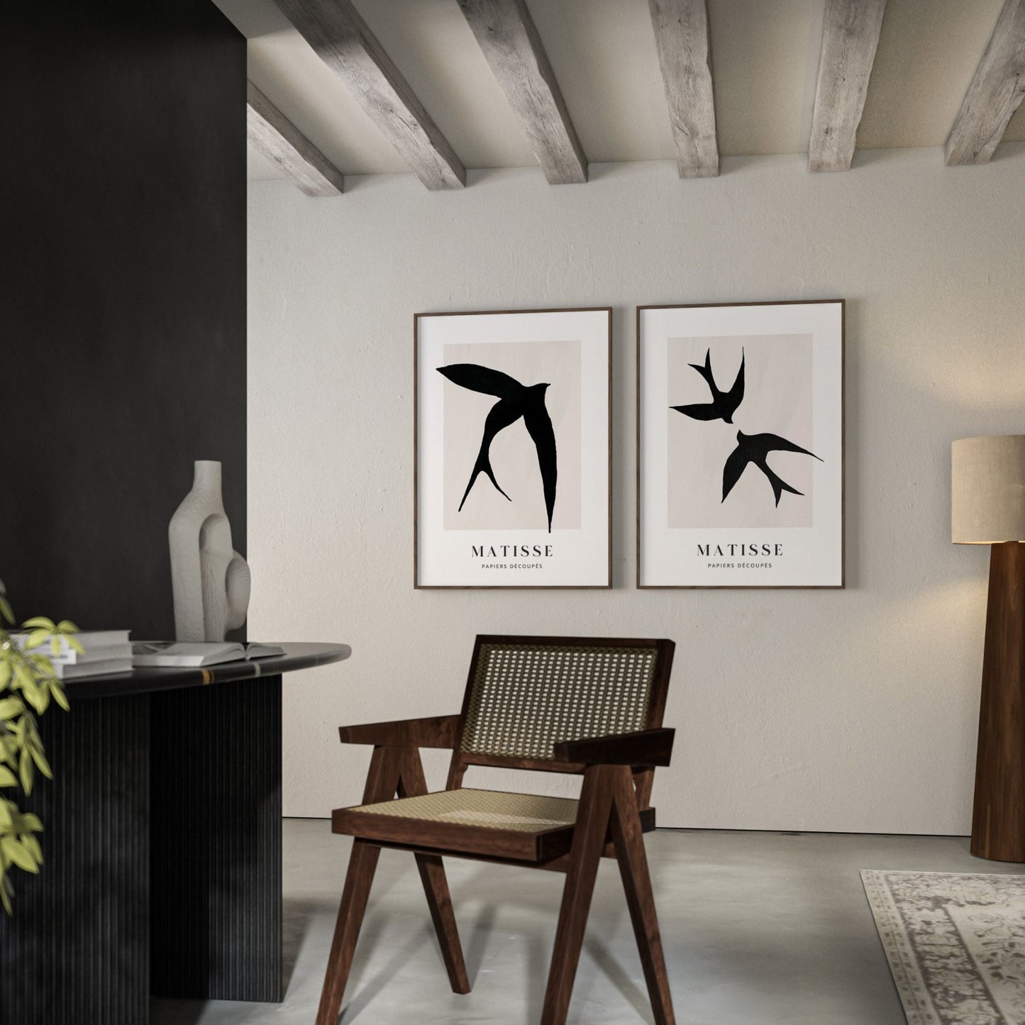 Doves Trio - Beige - AureousHome