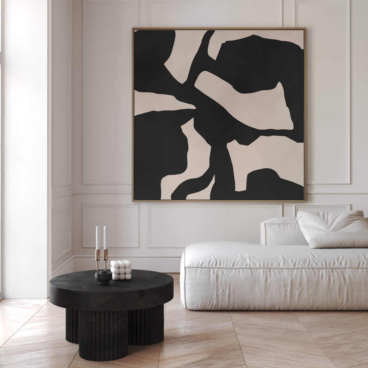 Orla Square Framed Canvas - AureousHome