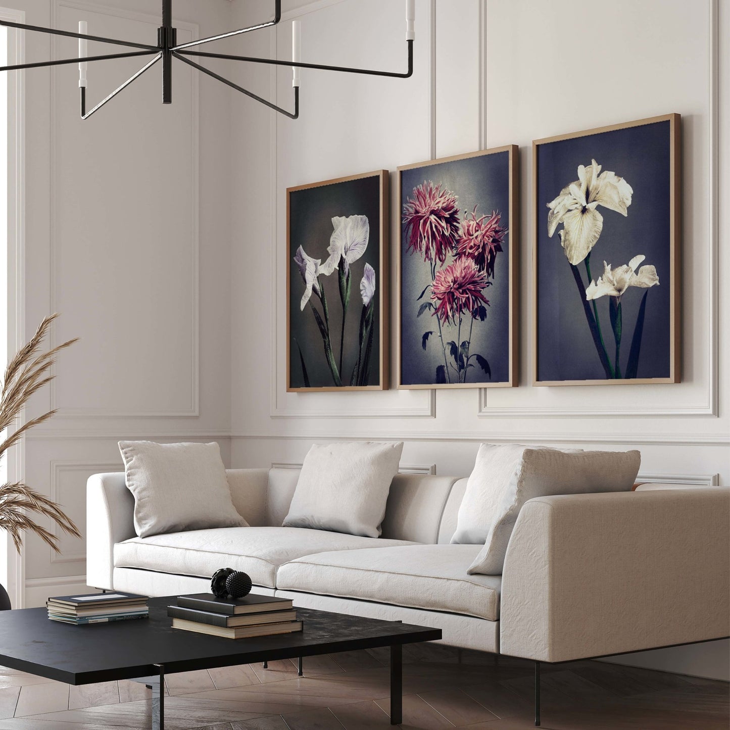 Vintage Flower Trio - AureousHome