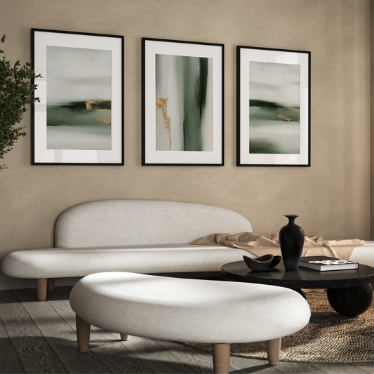 Gaia Trio - Olive - AureousHome
