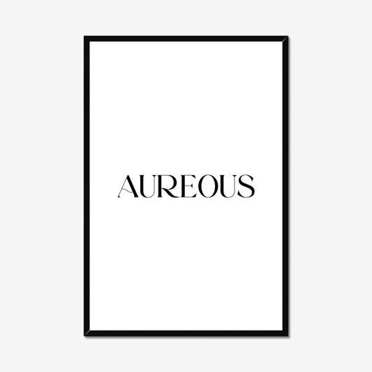 24x36 Inch Black Wooden Frame - AureousHome