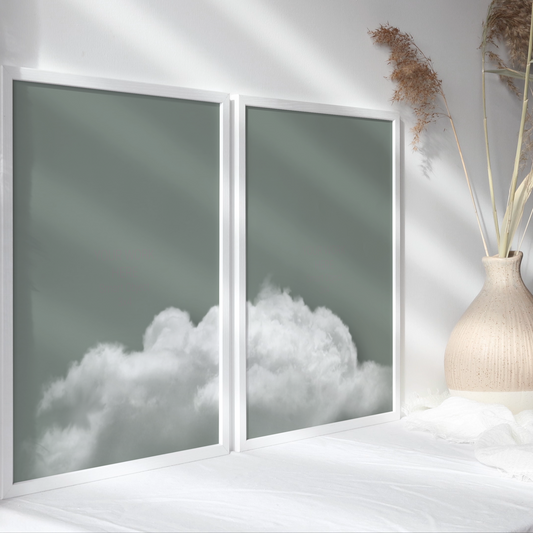 Above The Clouds Duo - Sage - AureousHome