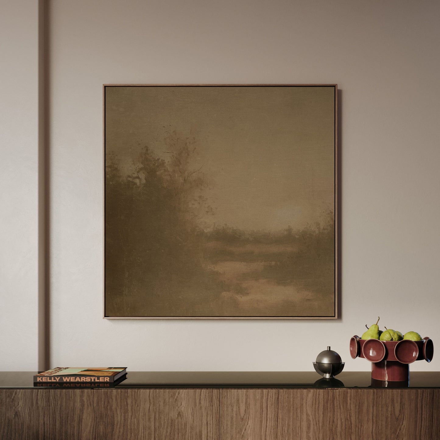 Wild Horses Square Framed Canvas Duo