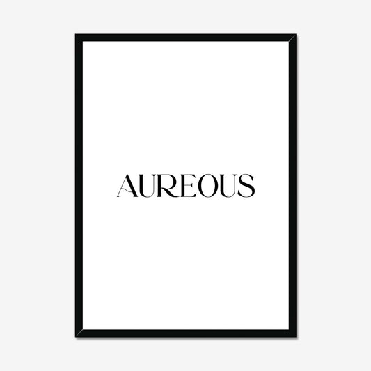 50x70cm Black Wooden Frame - AureousHome