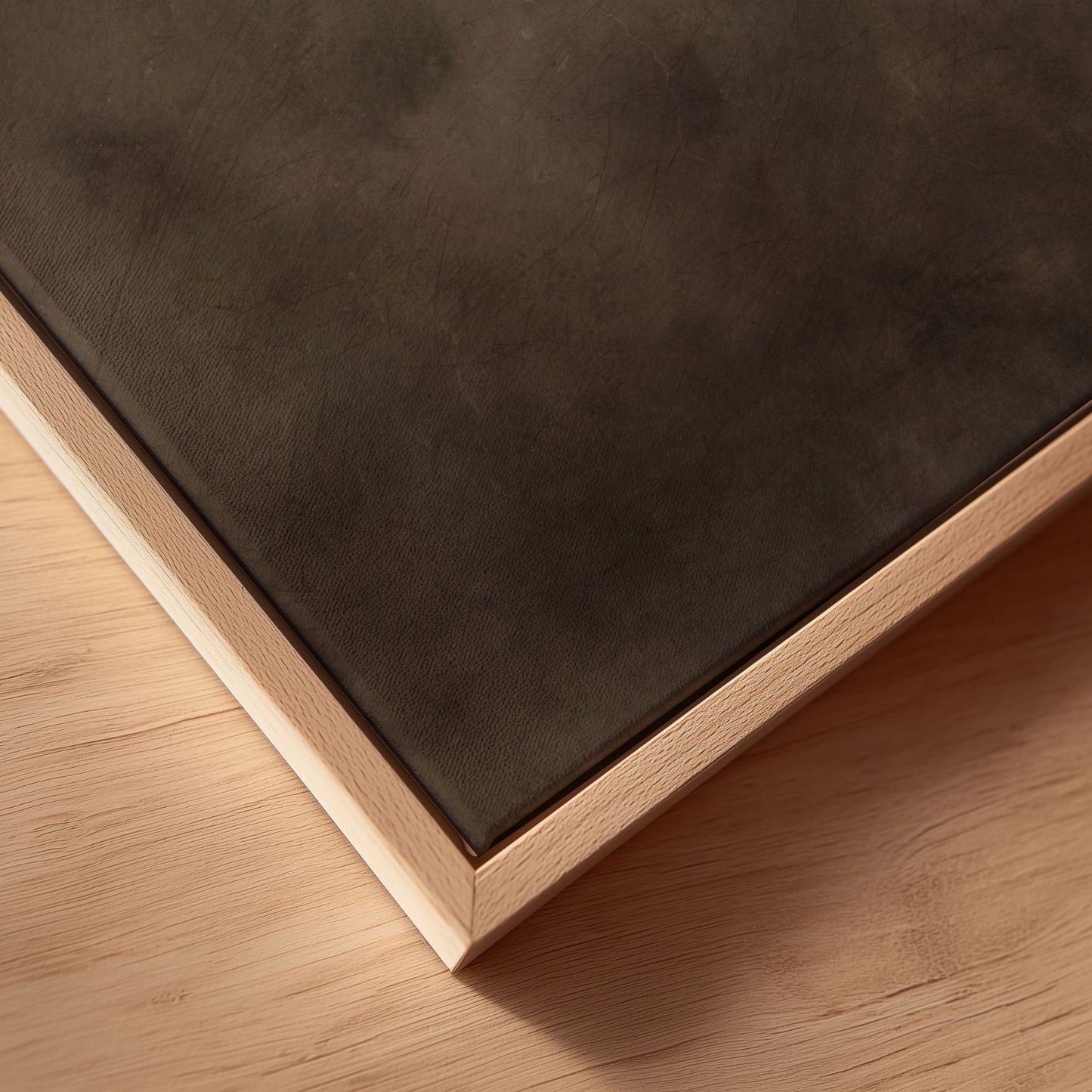 Café Crème Square Framed Canvas Duo