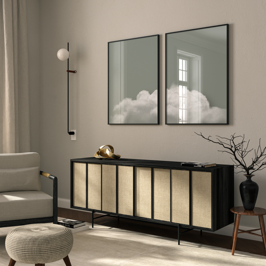 Above The Clouds Duo - Sage - AureousHome
