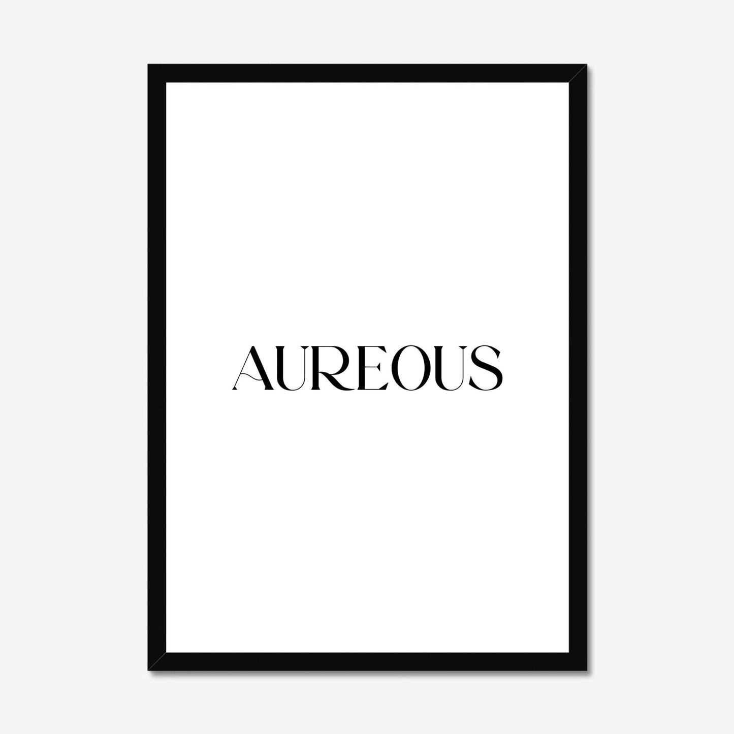 A2 Black Wooden Frame