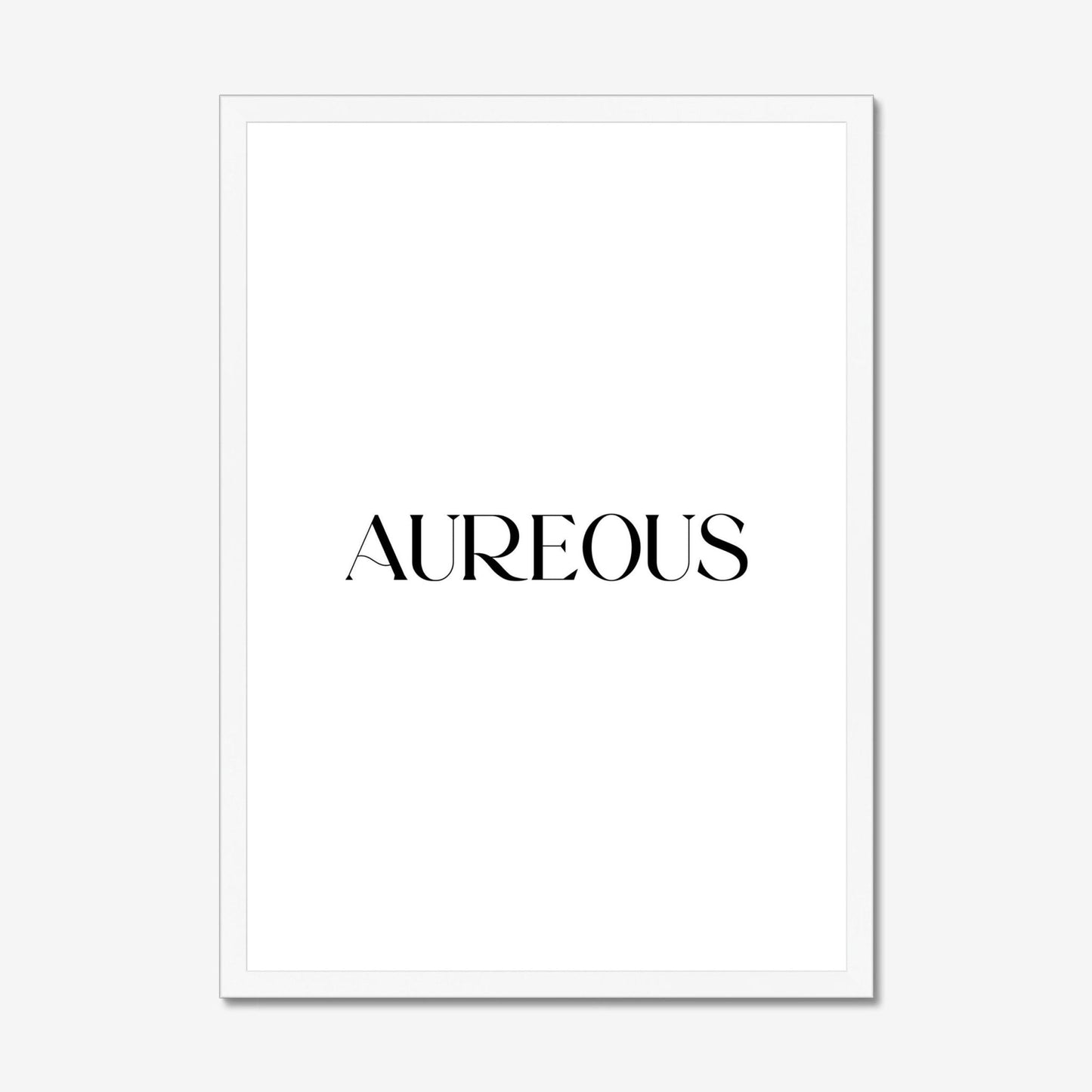 A2 White Wooden Frame 
