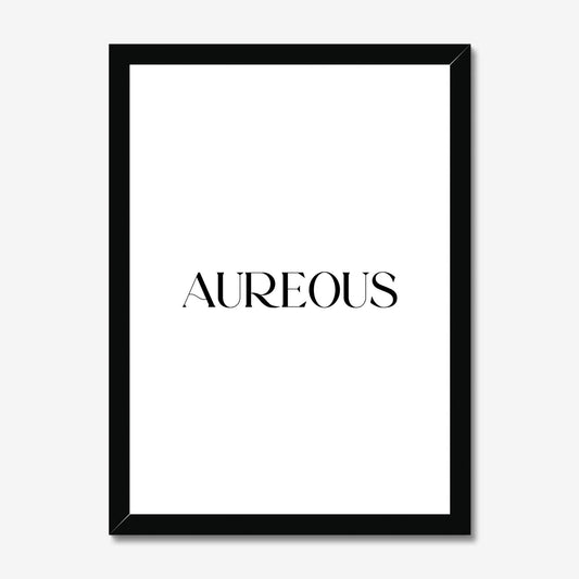 A3 Black Wooden Frame - AureousHome