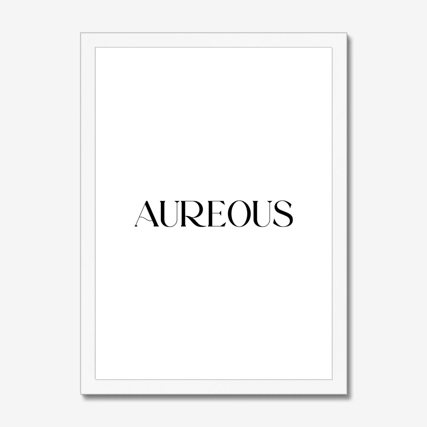 A3 White Wooden Frame - AureousHome