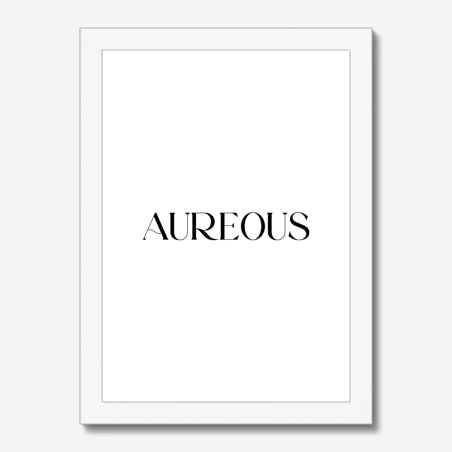 A4 White Wooden Frame 