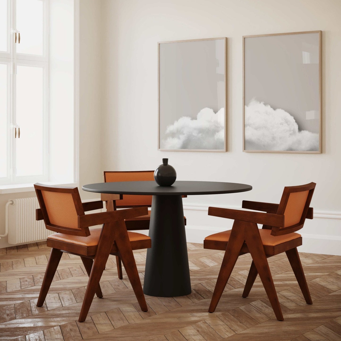 Above The Clouds Duo posters in grey by Aureous 