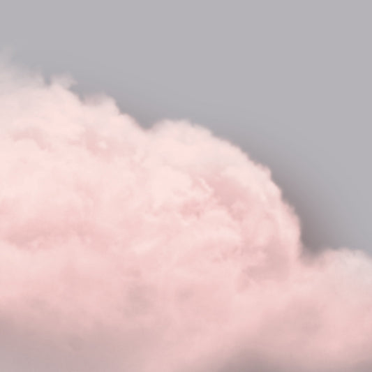 Above The Clouds Duo - Pink & Grey - AureousHome
