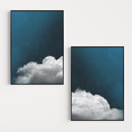 Above The Clouds Duo - Sapphire - AureousHome