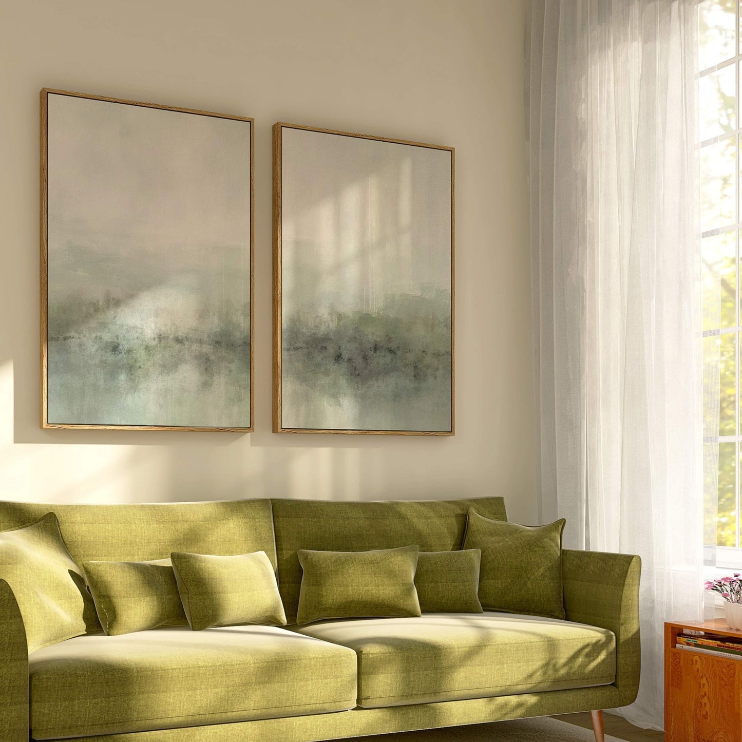 Artemis Framed Canvas Duo - AureousHome