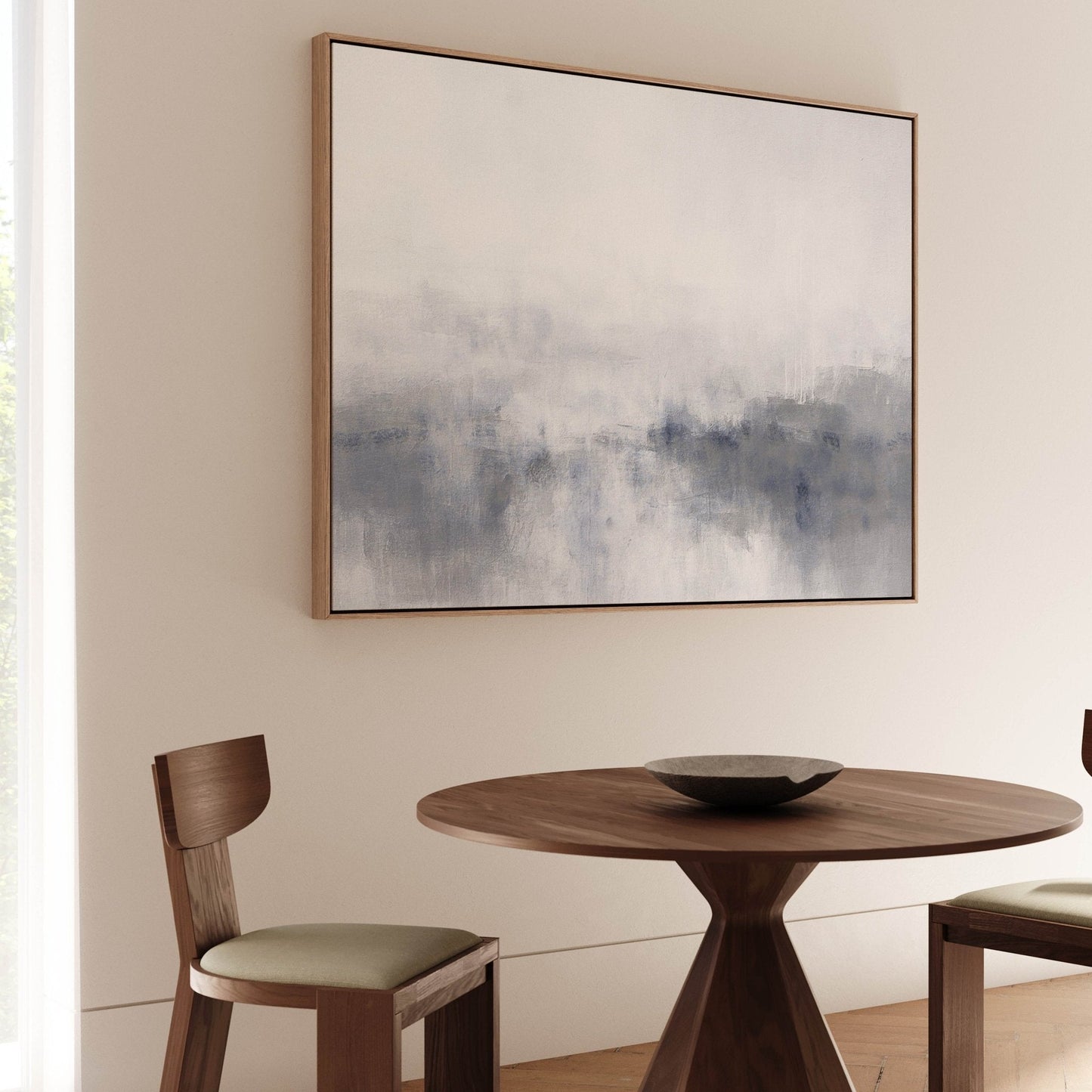 Artemis Framed Canvas - Horizontal / Blue - AureousHome