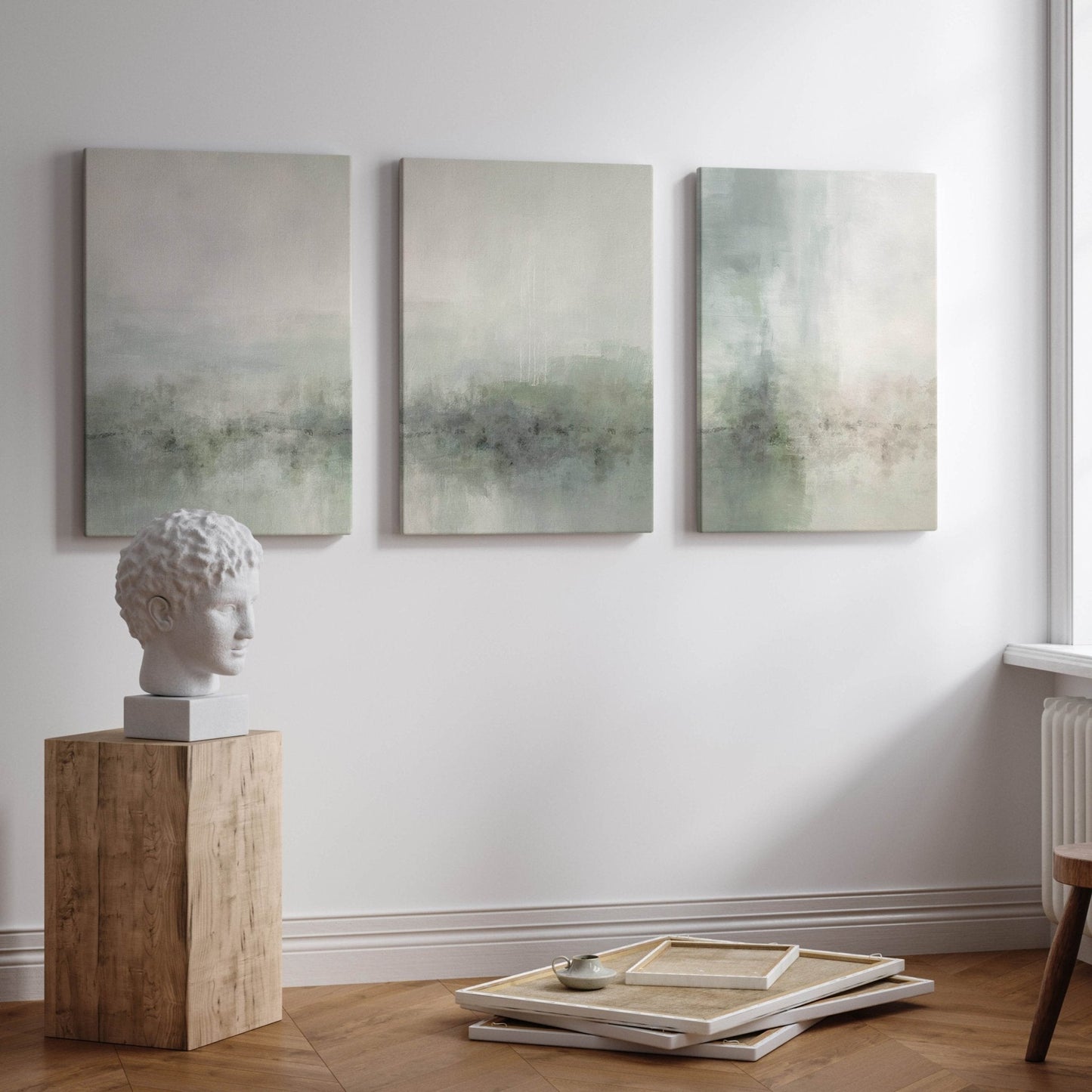 Artemis Framed Canvas Trio - AureousHome