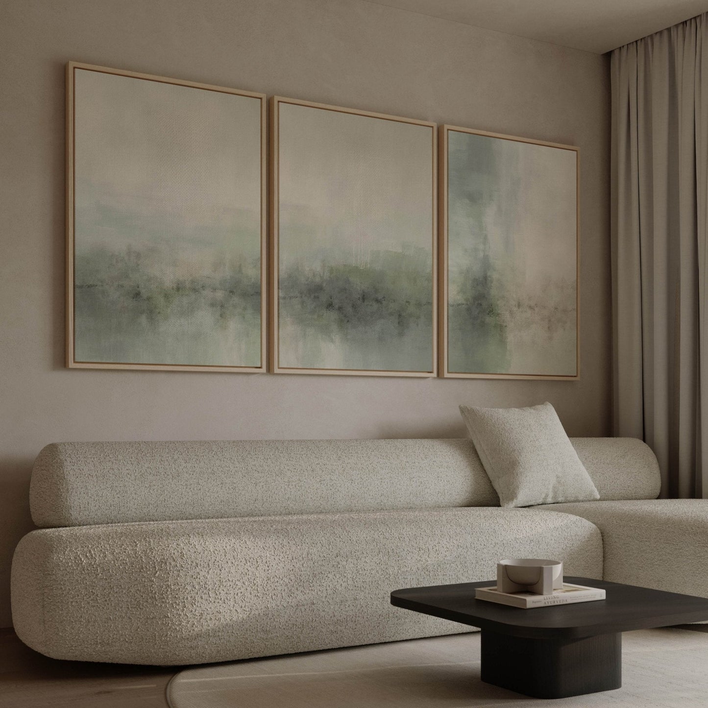 Artemis Framed Canvas Trio - AureousHome