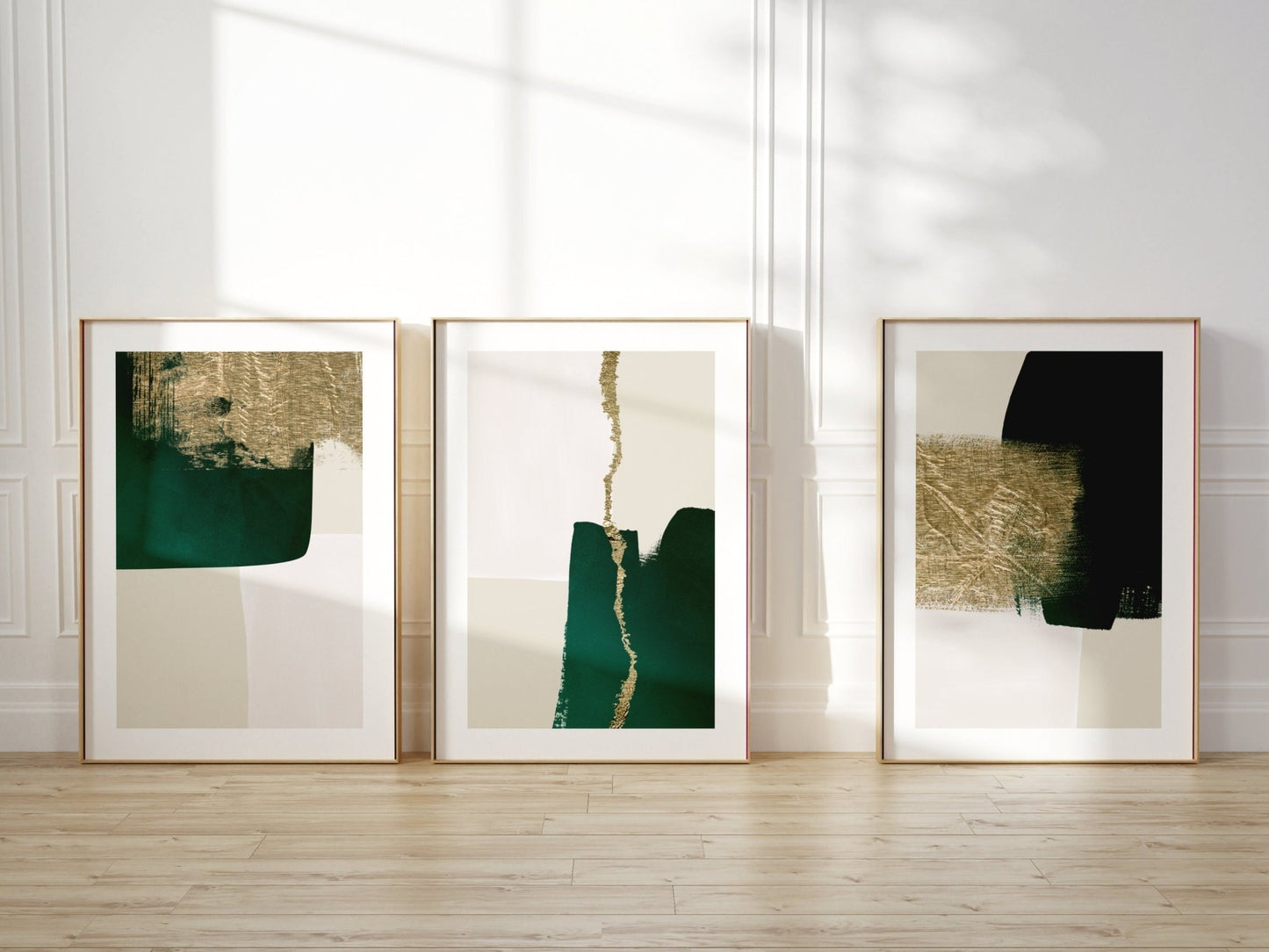 Aureous Trio - Emerald & Gold - AureousHome