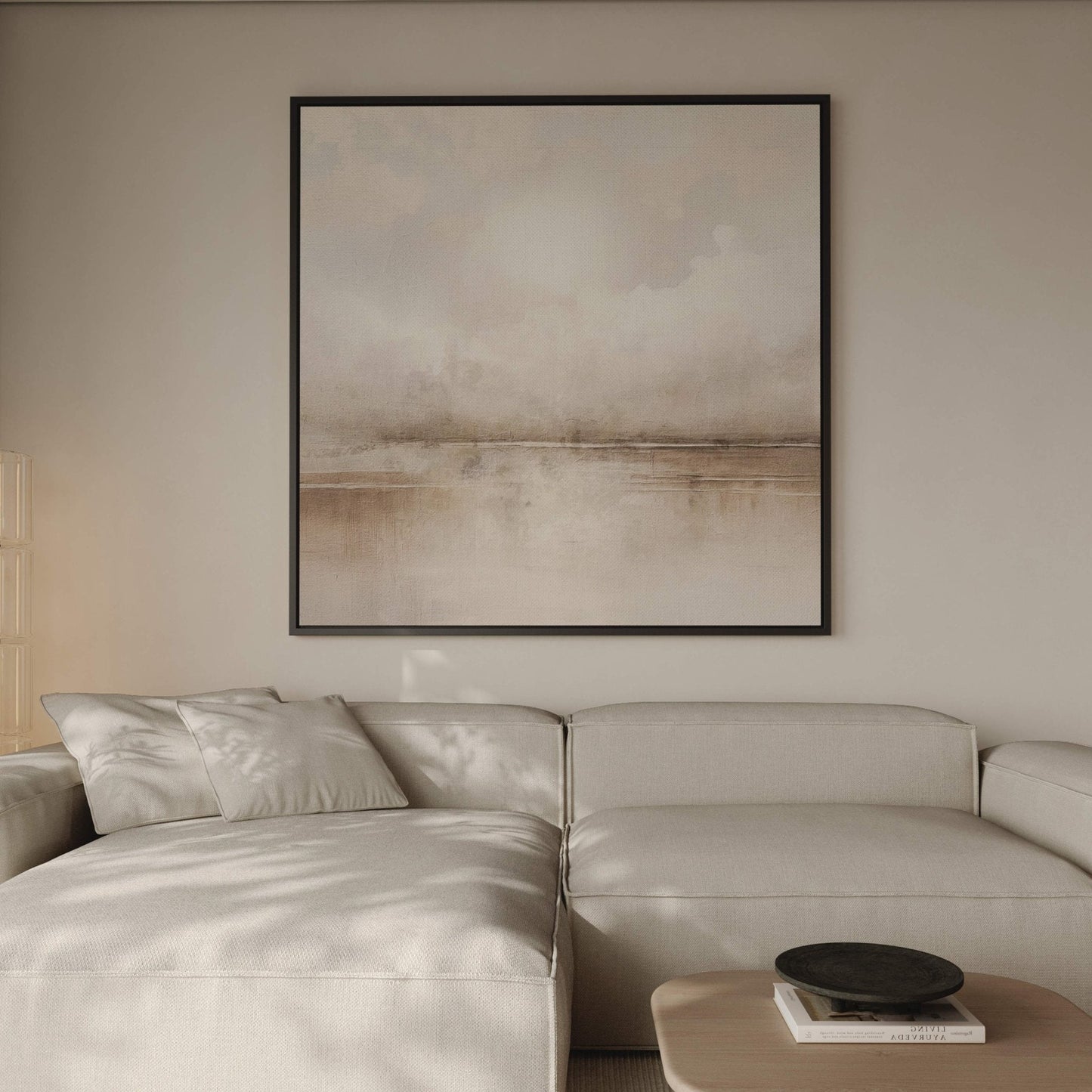 Aurora Square Framed Canvas - AureousHome
