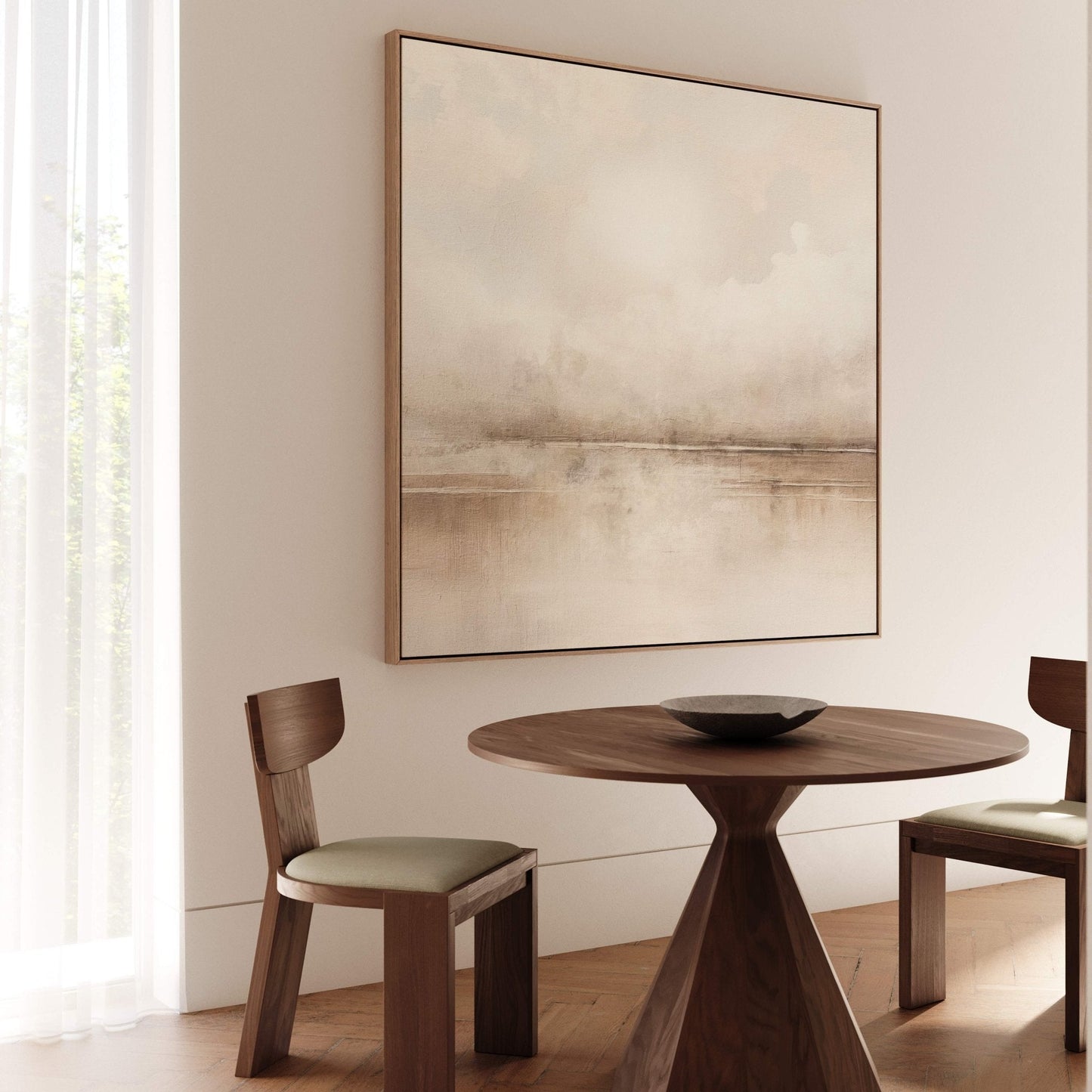Aurora Square Framed Canvas - AureousHome