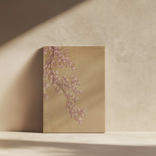 Blossom Framed Canvas - Honey - AureousHome