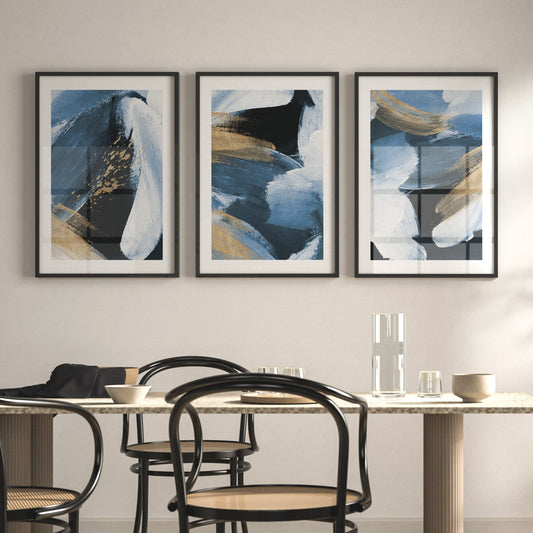 Boreas Trio - Blue & Gold - AureousHome